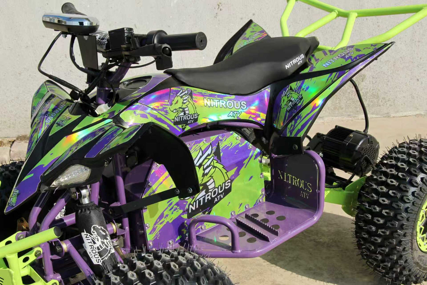 NITROUS Electric ATV 36V/13Ah range25km max-speed 38km/h off-road E Quads Sport Ride on Quads Racing Quadriciclo Quod Motorcycle