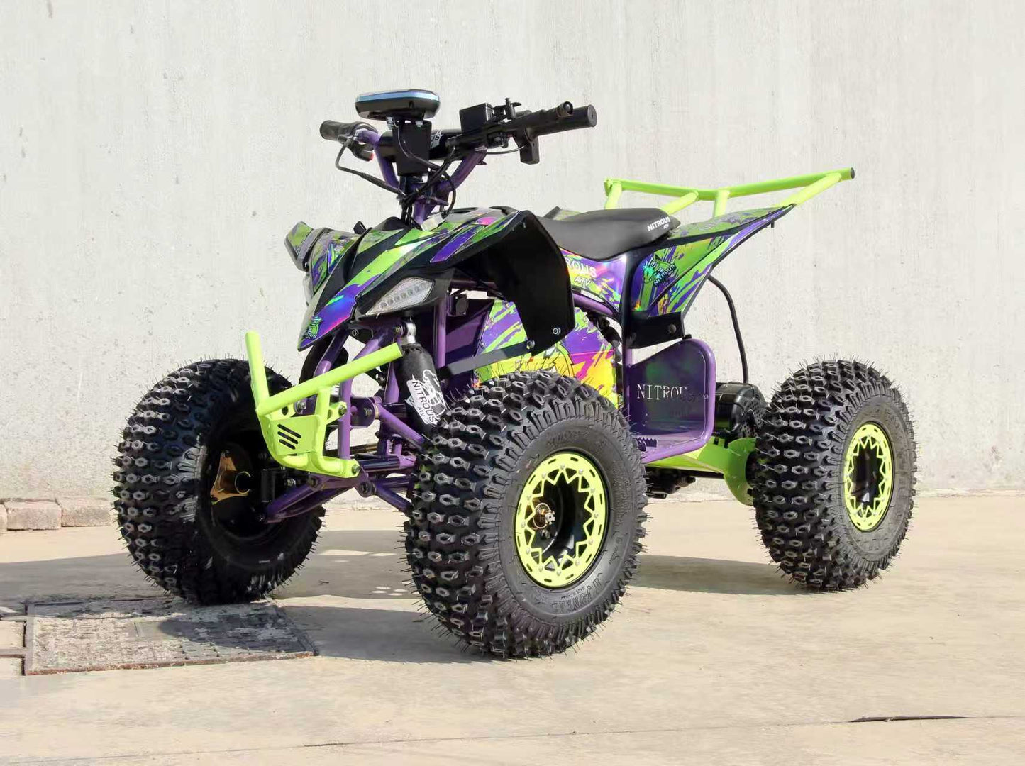 NITROUS Electric ATV 48V/13Ah range20-25km max-speed 38km/h off-road E Quads Sport Ride on Quads Racing Quadriciclo Quod Motorcycle