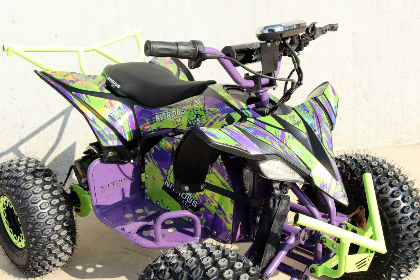 NITROUS Electric ATV 48V/13Ah range20-25km max-speed 38km/h off-road E Quads Sport Ride on Quads Racing Quadriciclo Quod Motorcycle