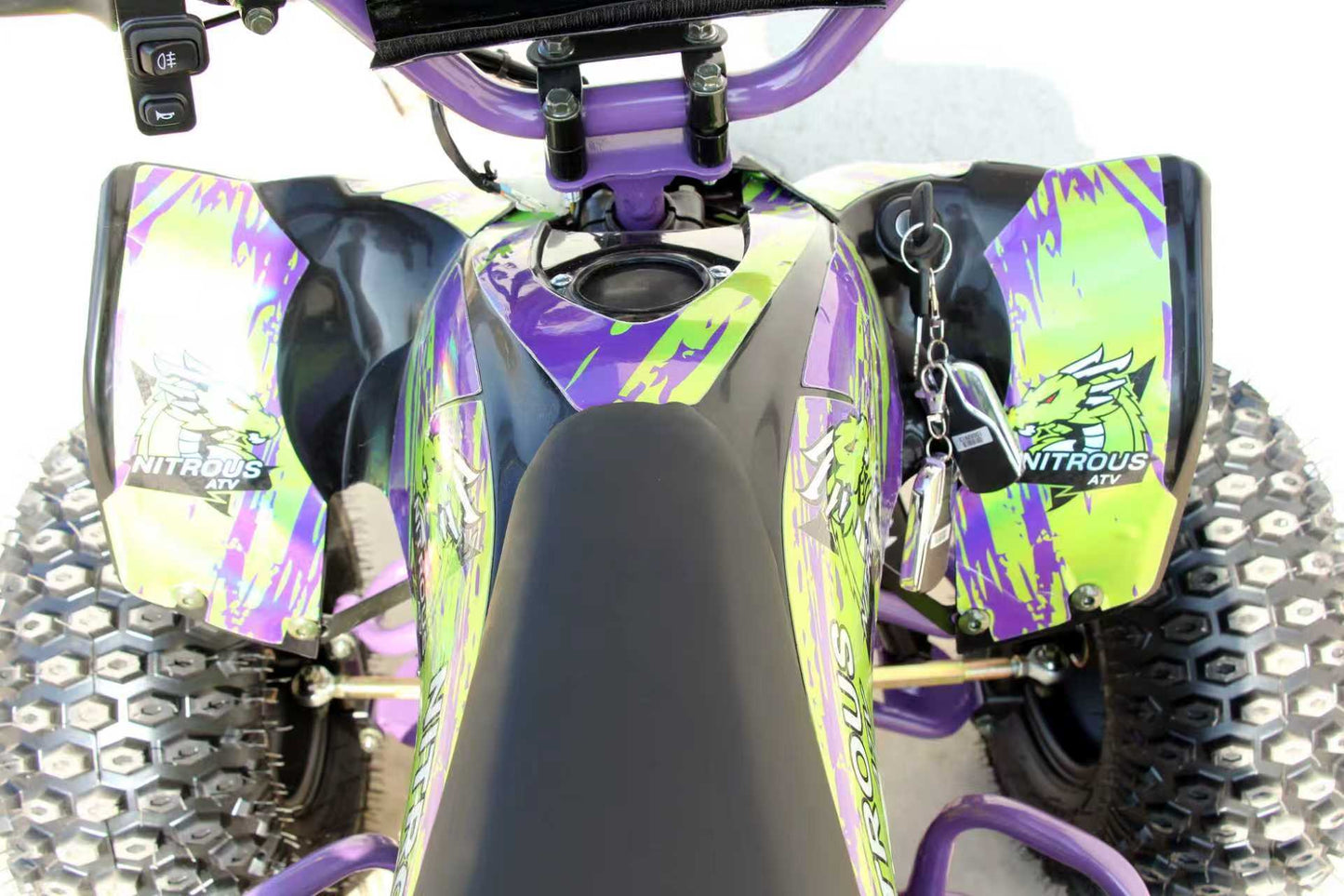 NITROUS Electric ATV 48V/13Ah range20-25km max-speed 38km/h off-road E Quads Sport Ride on Quads Racing Quadriciclo Quod Motorcycle