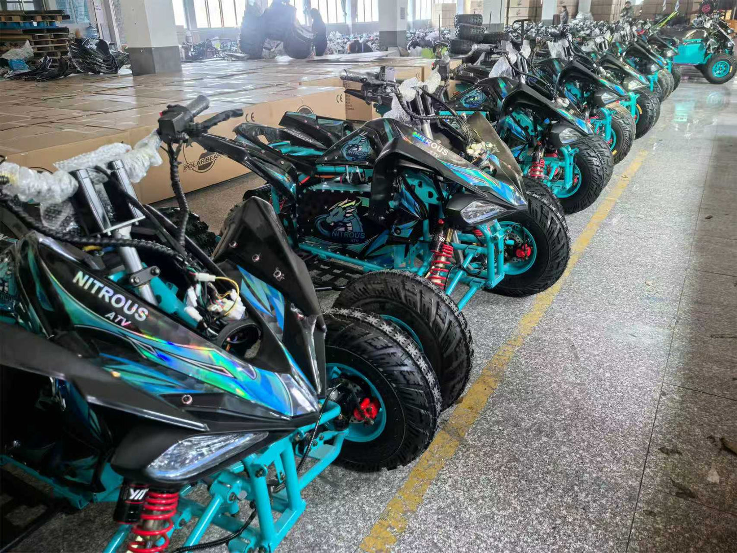 NITROUS Electric ATV 10kw 72V/150Ah range150km  max-speed 120km/h off-road E Quads Sport Ride on Quads Racing   Quadriciclo Quod Motorcycle