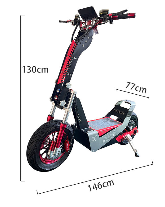 F8 electric scooter adult new off-road vehicle 72V 50Ah