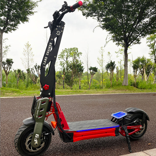 F9 Electric Scooter  60V40ah Lithium Battery Dual Motor NFC Off-Road  12'' Fat Tire 62.5KMH
