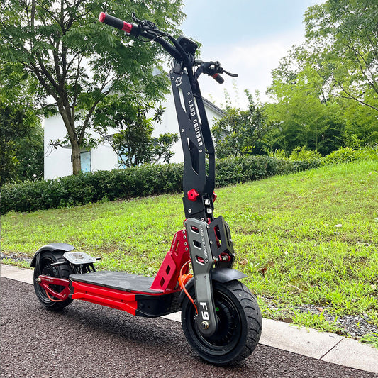 F9 Electric Scooter  60V40ah Lithium Battery Dual Motor NFC Off-Road  12'' Fat Tire 62.5KMH
