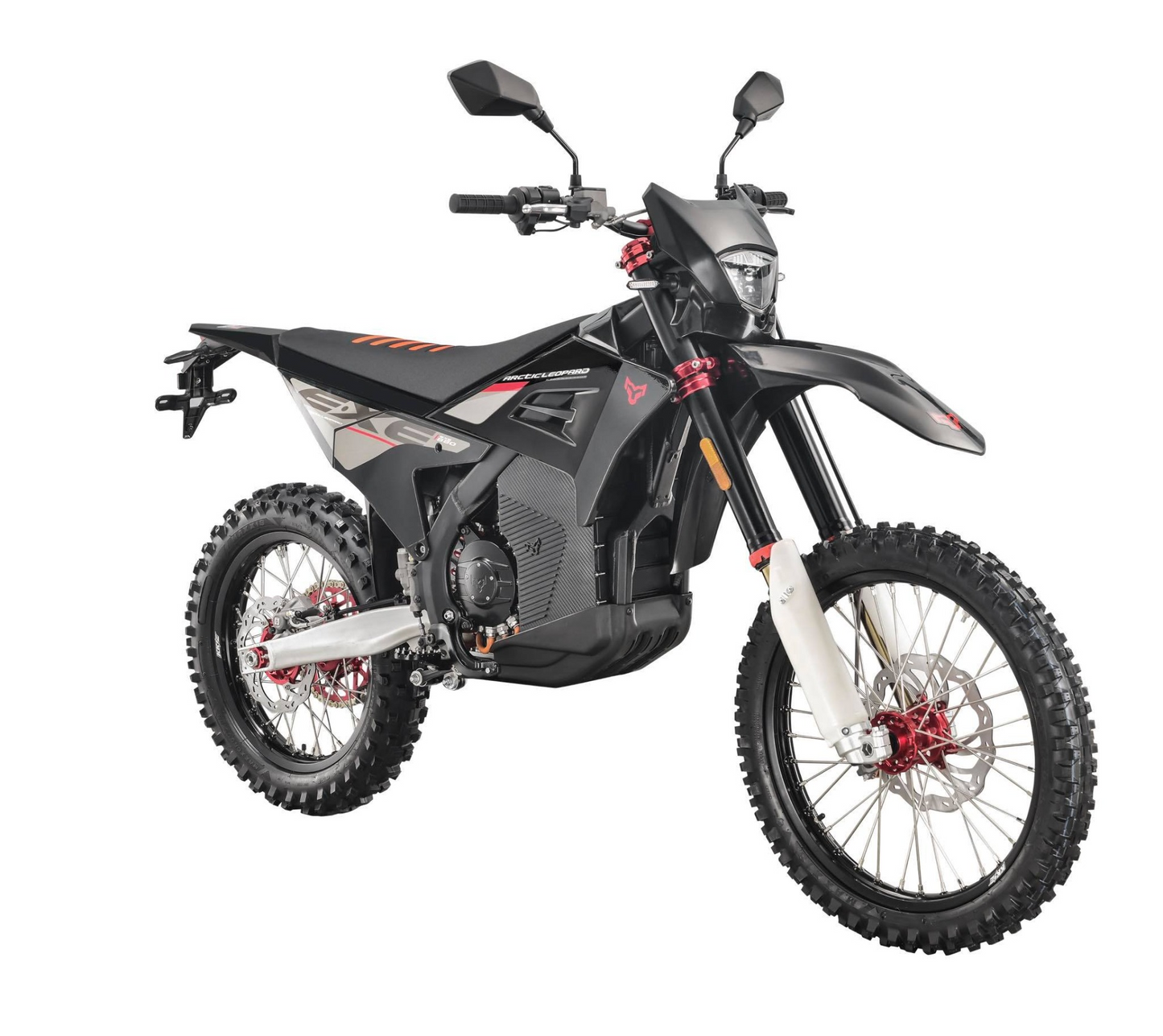 Cheetah E·XE 880 Enduro Arctic Leopard EXE 800 880 Electric Mountain Bike Strong 39KW Power 74V Integrated Road Dirt E-Bike Cheetah Integrated Battery
